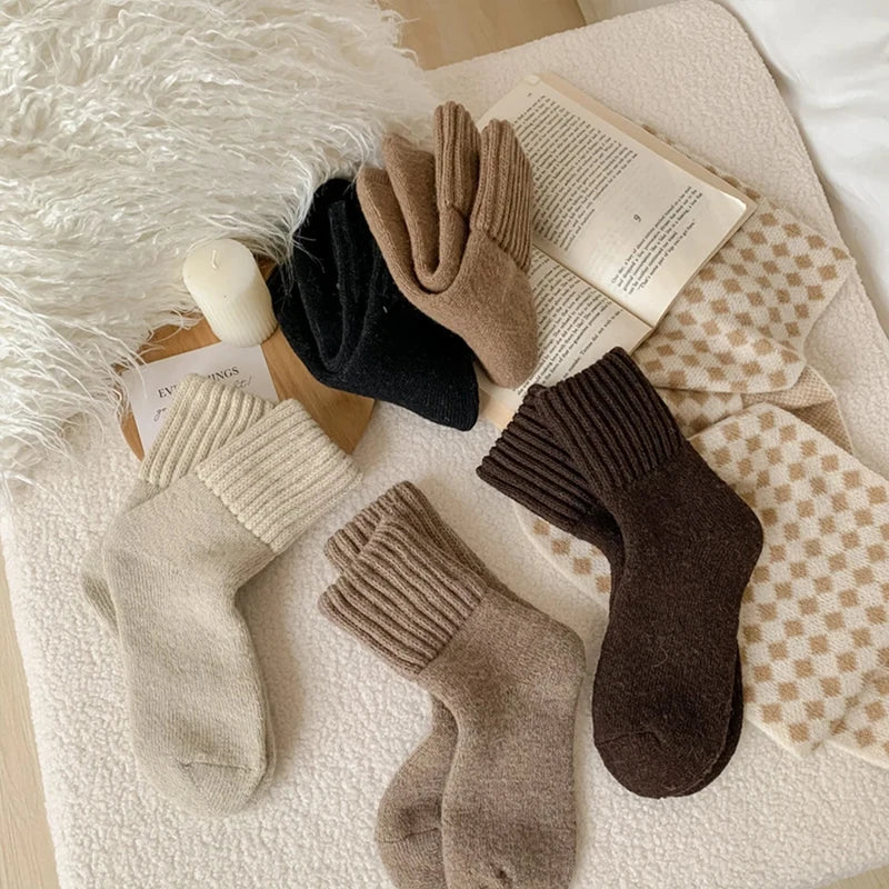 CozyKnit™ Soul-Warmed Wool Blend Socks